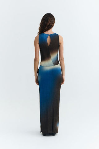 Pauline Glass Pleated Skirt