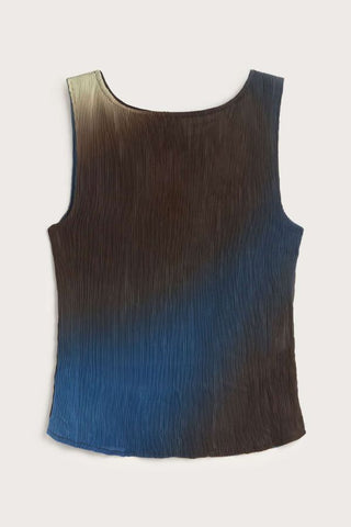 Dora Glass Pleated Top