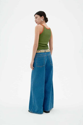 Harriet Contrast Halter Top