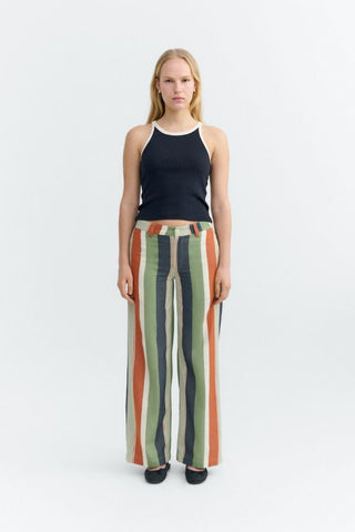 Harriet Contrast Halter Top