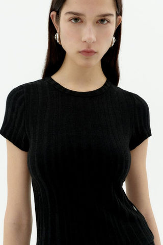 Rue Knitted Top | Black