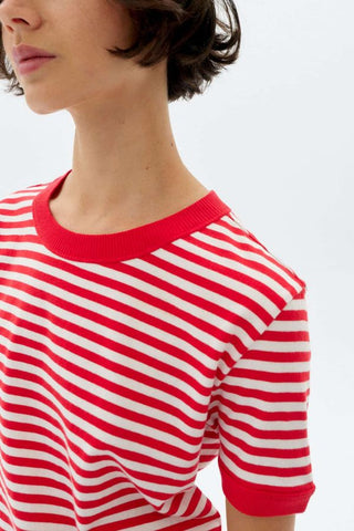 Striped Zowi T-Shirt | Red Stripes
