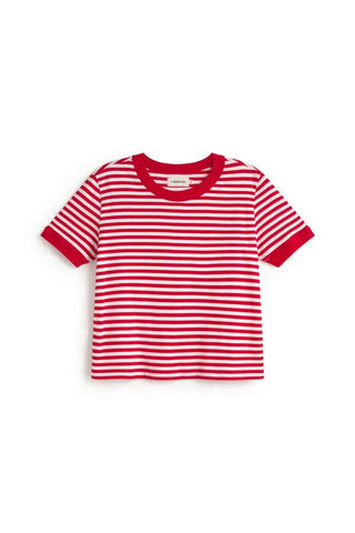 Striped Zowi T-Shirt | Red Stripes