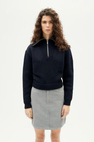 Tanit Wool Sweater | Navy