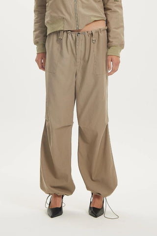 Streetwise Parachute Pants | Stone