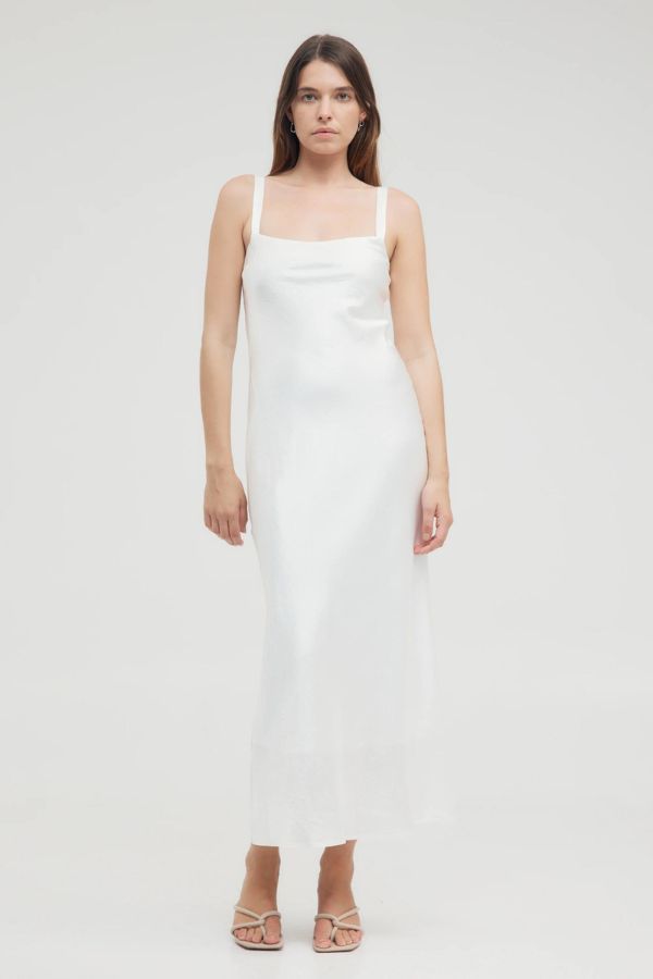 Classic crush online dress in white