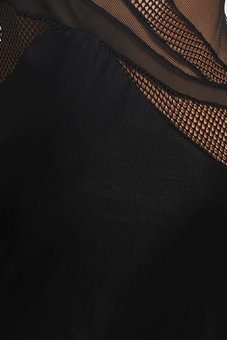 Crystal Clear Maxi Tank Dress | Black