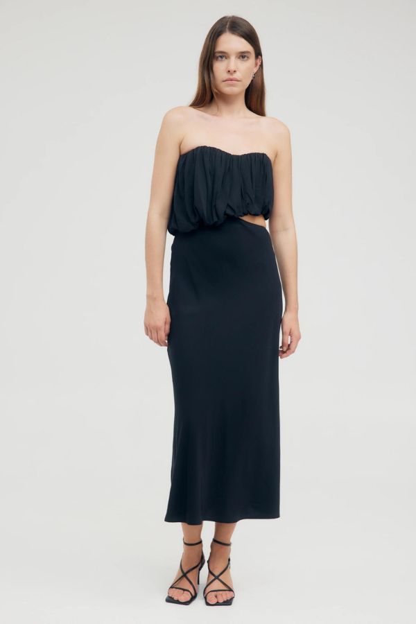 Boned strapless dress 2025