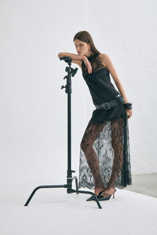 Poetry Lace Drawn Maxi Dress