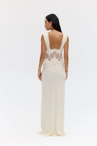 Visions Lace Floor Length Dress