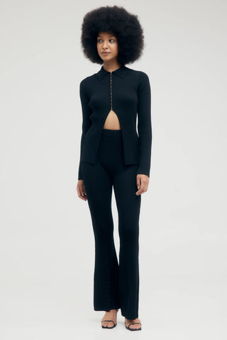 Hooked In Knit Shirt | Onyx