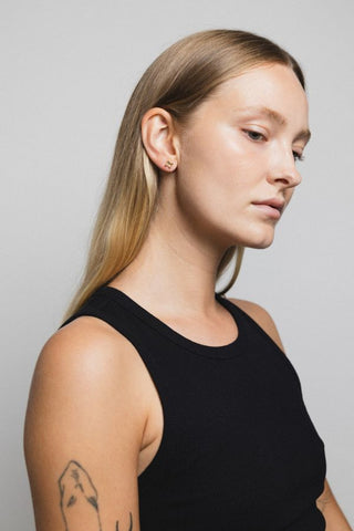 Josie Studs | Seafoam and Gold