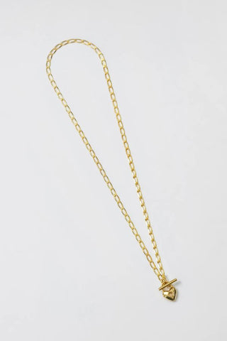 Heart Toggle Necklace | Gold
