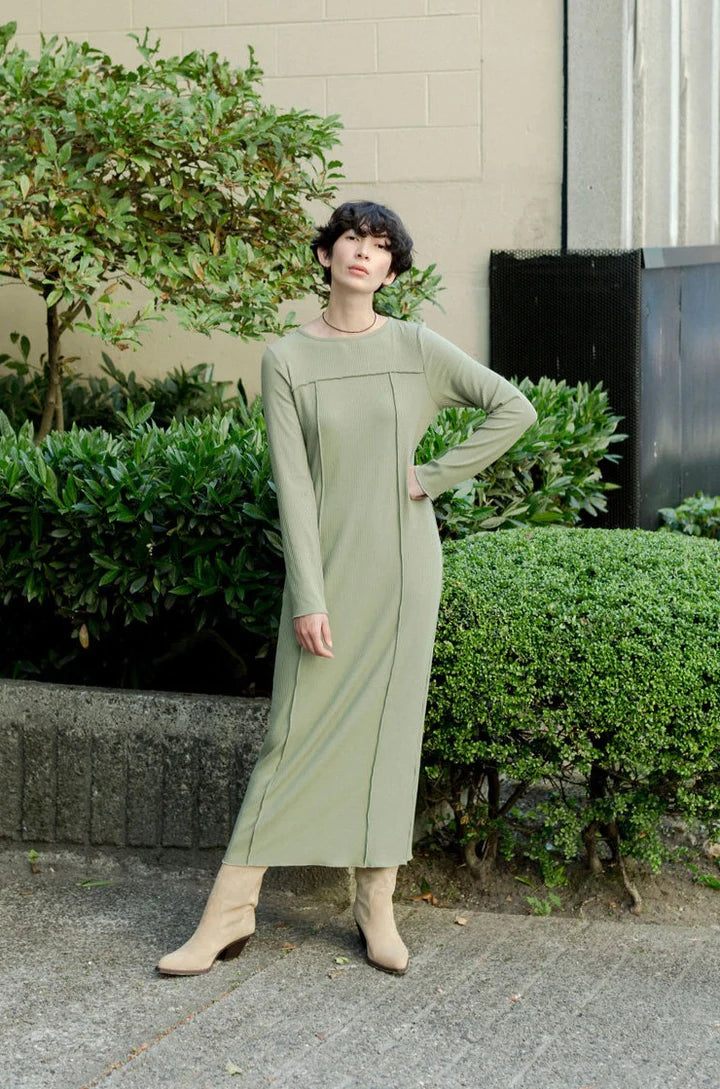 Eliot Rib Dress | Matcha Rib LoversLand Eliot Rib Dress | Matcha Rib LoversLand