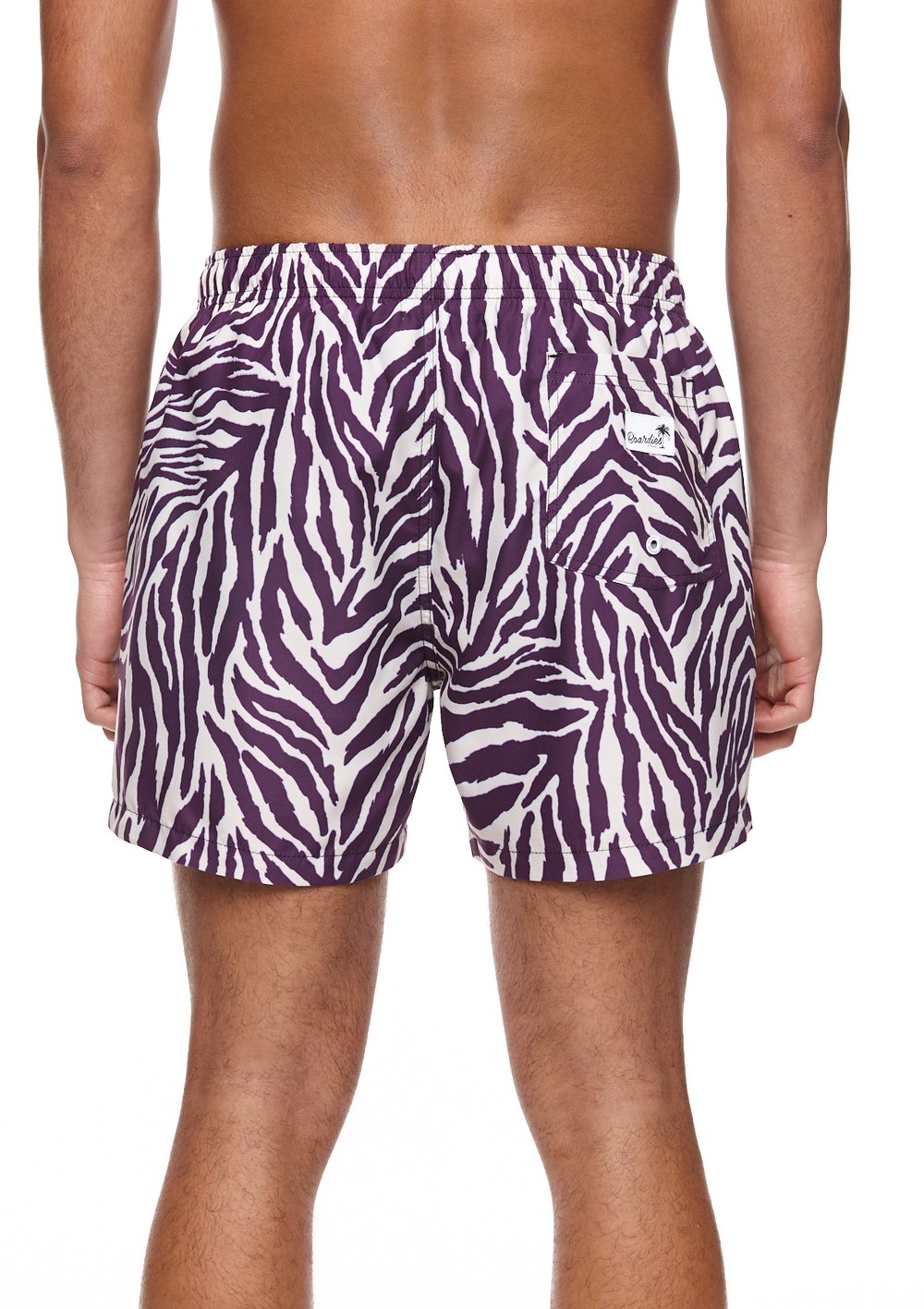 Zebra on sale swim trunks