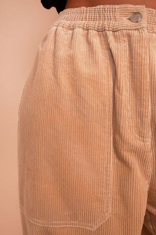 BECKETT CORDUROY TROUSERS | BEIGE