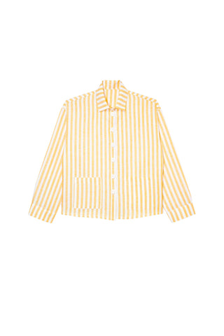 Bia Shirt | Yellow Stripe