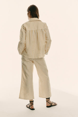 Bia Shirt | Yellow Stripe