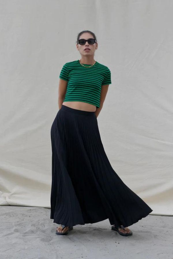 Hazel T Shirt Ltd. Green Black LoversLand