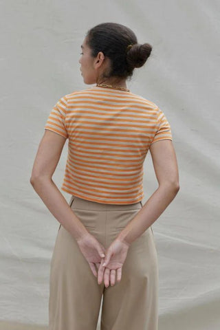 Hazel T-Shirt Ltd. | Orange & Beige