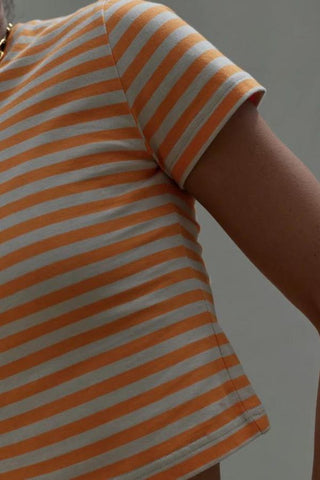 Hazel T-Shirt Ltd. | Orange & Beige