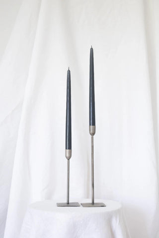 CHARCOAL TAPER CANDLES | PAIR