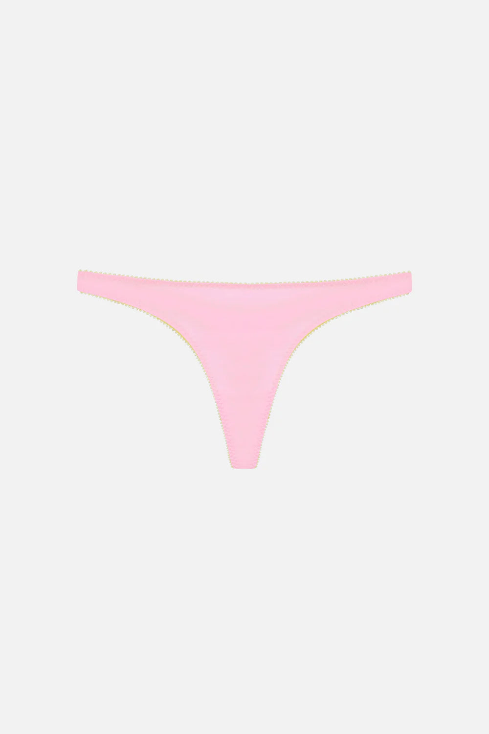 Skyler Organic Cotton Thong | Flamingo Pink