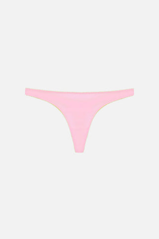Skyler Organic Cotton Thong | Flamingo Pink