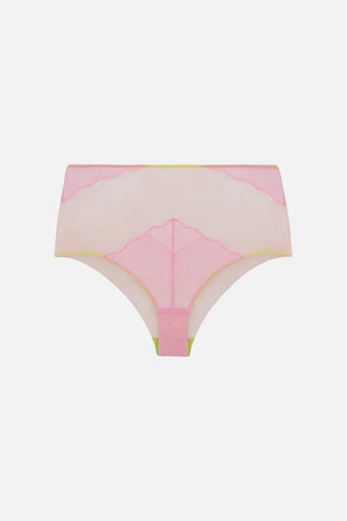 Lotte Lace High Waist Knickers | Light Pink