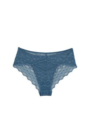 Camellia Bikini Brief | Cornflower