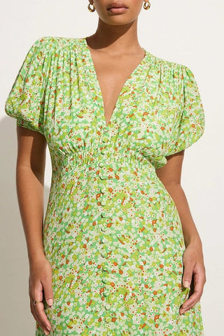Bellavista Midi Dress | Lou Floral Green
