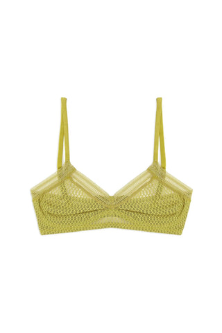 Kaia Soft Triangle Bra | Olive