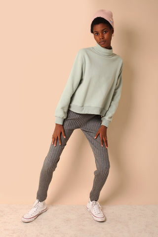 The perfect leggings for fall have arrived! Designed by L.F. Markey the Palmer Leggings feature a high-waist with a thick rib texture. Made from a wool cotton blend, GOTS certified. Paired with the Walker Top for the ultimate cozy set. 