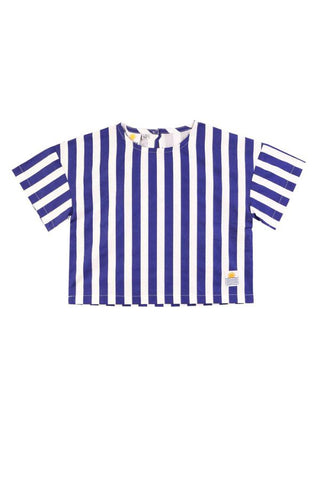 Kids Defoe Top | Blue Stripe