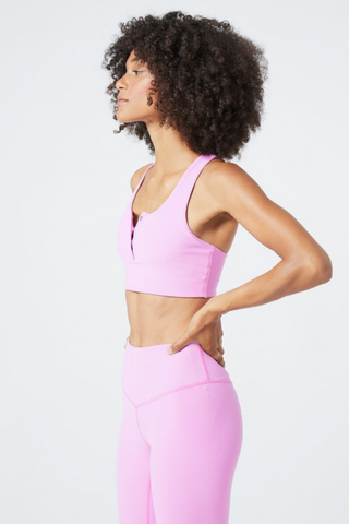 Our first ever activewear / lounge collection, designed by L*Space! Get your sweat on without the spillage in the Underdog Tank, a full coverage top. Crafted from soft ribbed fabric, it’s lightweight but can keep up with your most active workouts with a shelf bra, functional 3-snaps, and comfy racerback.