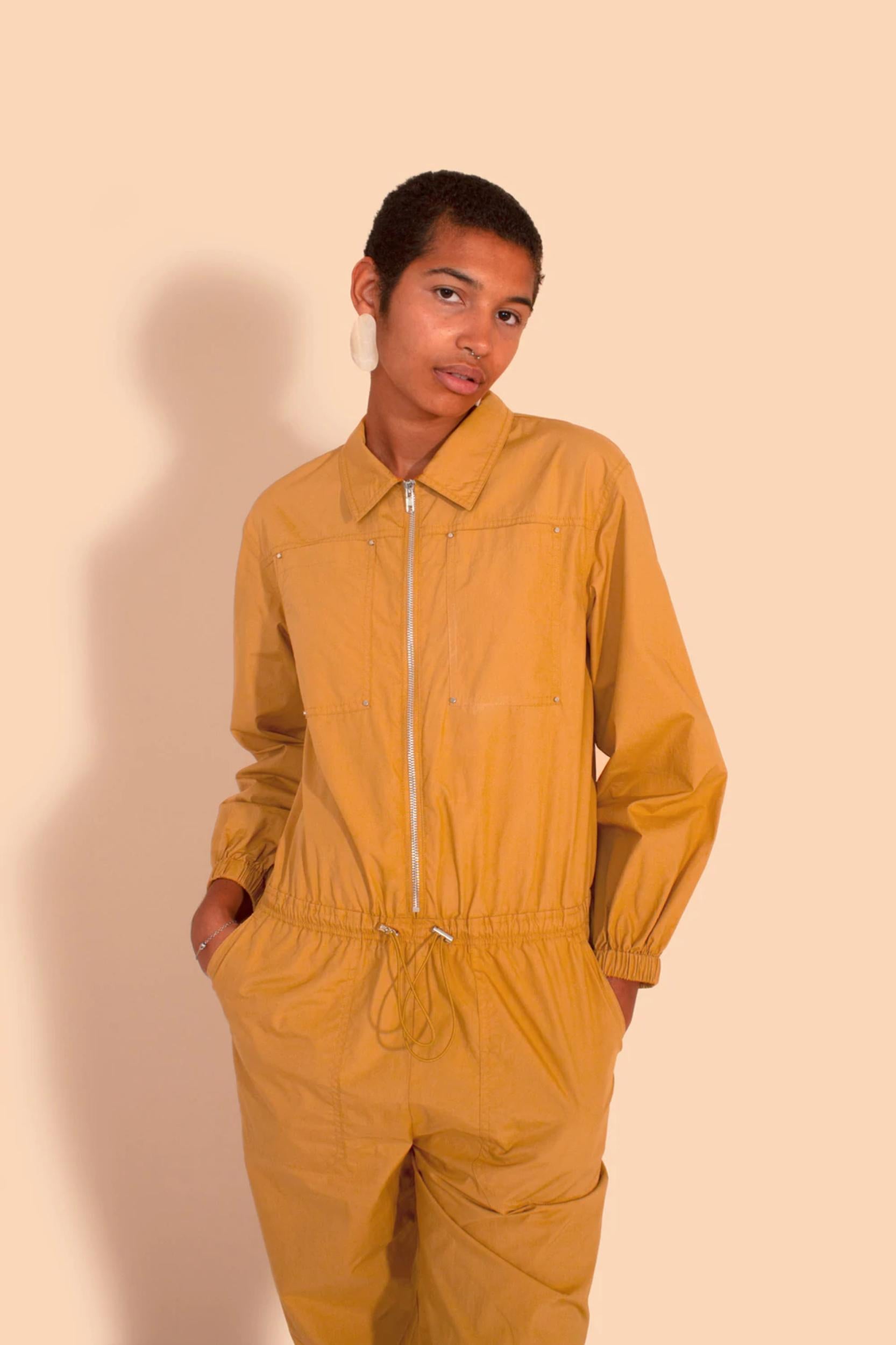 Mustard boiler suit hot sale