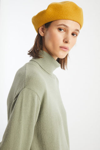 Maple Beret | Mustard