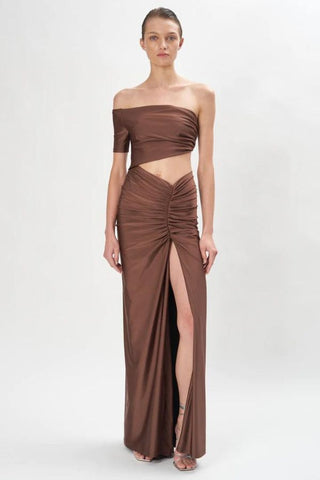 SLOANE DRESS | MAHOGANY