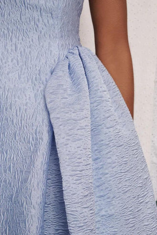 Josie Bubble Hem Dress | Cornflower Blue