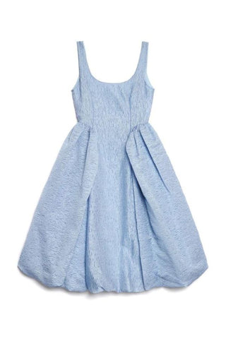 Josie Bubble Hem Dress | Cornflower Blue