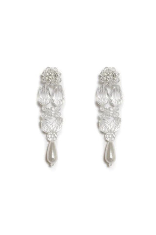 Bridal Pearl Bead Earrings Bridal Accessories 