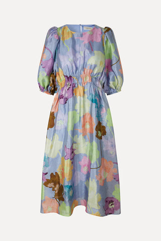 Elizabeth Dress | Filigran Flower Blue