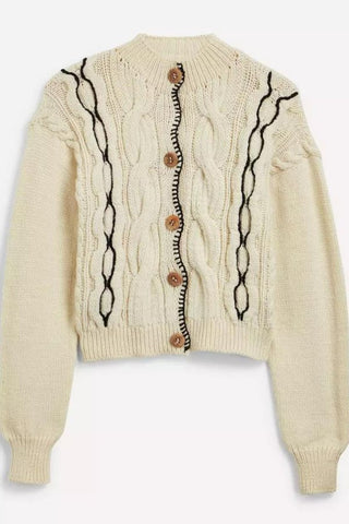 Jackie Knit Cardigan | Cream