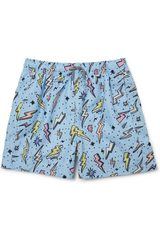 Feel electric and send shockwaves in Boardies' Zaps shorts. Illuminate your wardrobe and flash these babies on the beach this Summer! These hand-drawn shorts are made from super-soft and quick drying polyester for maximum comfort and style, these shorts will ensure that you have fun in the sun. Designed by Boardies. 