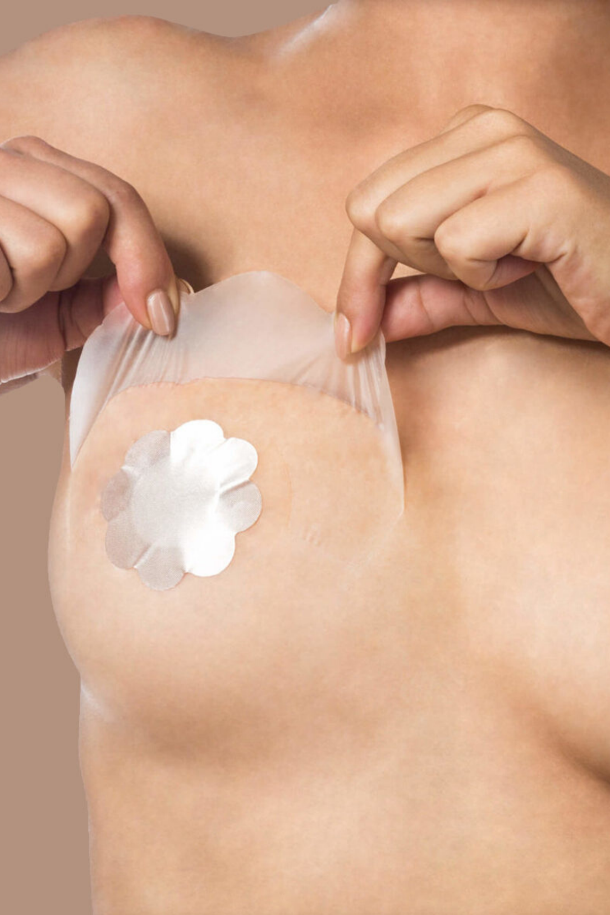 Breast Lift Tape + Satin Nipple Covers | Beige