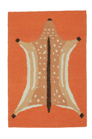 Our flat weave rugs offer a lightweight and slightly more casual update to our trademark hand tufted rugs. Their texture is pleasantly scratchy (think vintage wool sweaters or your sweetheart’s stubble). Make any room look wildly cool with Cold Picnic's new Fawn Rug. 
