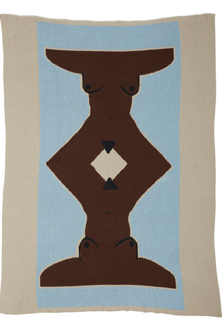 This blanket design was one of 3 winners of an open call for design submissions from Black art and design students in collaboration with Cold Picnic. 100% of profits from the sales of these blankets will go to their designer. 