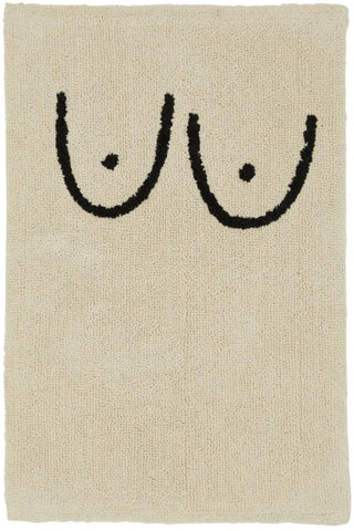 Boobs Bathmat - Cream