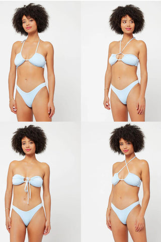 Dawn Bikini Top | Sky Blue