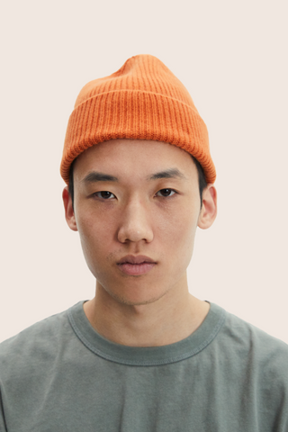 Introducing the best beanie ever made. Made from lambswool and Caregora in rich wine. This product features a Caregora certificate. The Caregora TM criteria of keeping and caring is founded on all these carefully judged guidelines, as to assure the quality of these valuable fibers and the highest standards of husbandry and animalcare. Sourced and manufactured in Scotland. Available in four fall hues. 